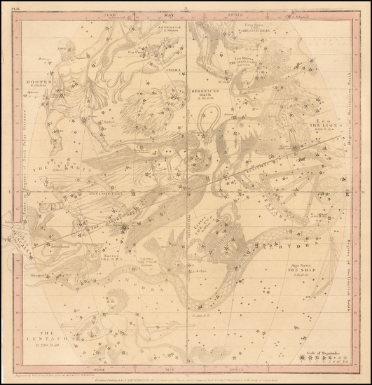 51-Celestial Maps Map By Elijah J. Burritt