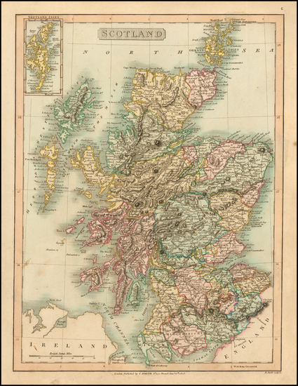 48-Scotland Map By Charles Smith