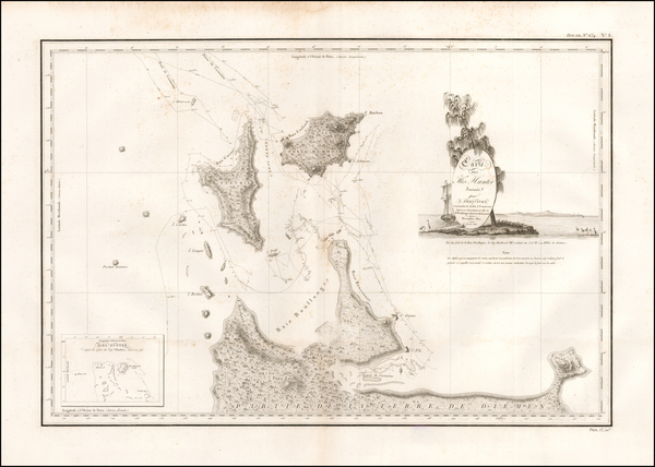 98-Australia Map By Louis Claude Desaulses de Freycinet