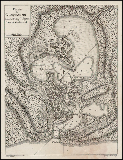 54-Caribbean Map By Gazzetiere Americano