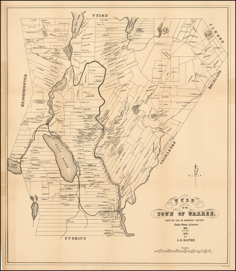 46-Maine Map By Emily Eaton