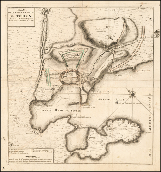 86-Sud et Alpes Française Map By Gaspar Baillieul