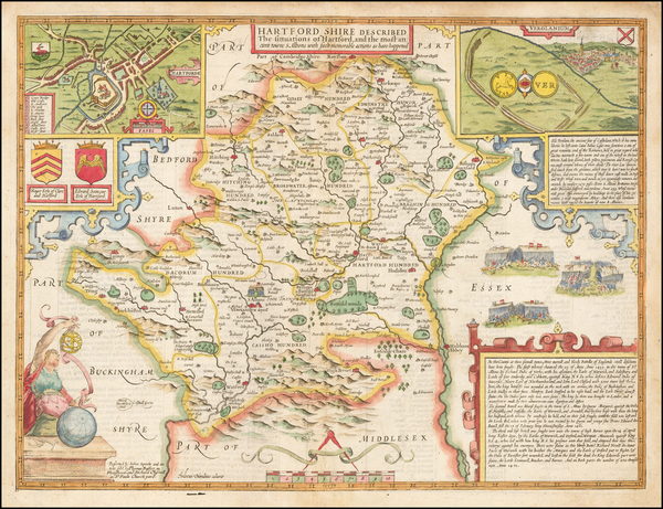 2-British Counties Map By John Speed