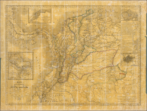 50-South America and Colombia Map By Joaquin Acosta