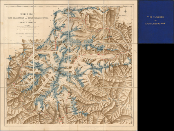 38-India and Central Asia & Caucasus Map By Edmund Johnston Garwood