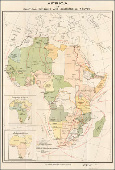 15-Africa and Africa Map By Norris Peters Co.