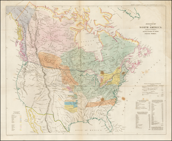 93-United States and North America Map By John Arrowsmith