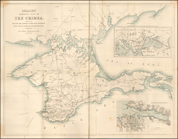 76-Russia and Ukraine Map By H.G. Collins