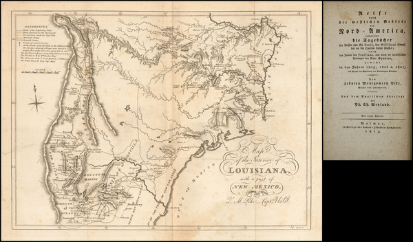 17-Texas, Midwest, Plains and Rocky Mountains Map By Zebulon Montgomery Pike