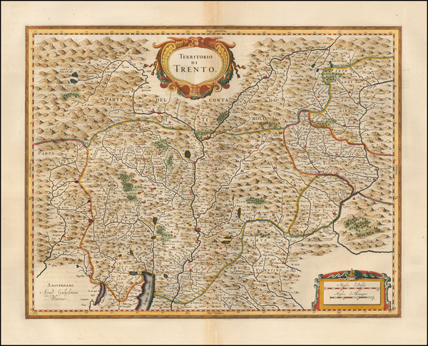 32-Italy Map By Willem Janszoon Blaeu