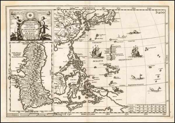 3-China, Japan, Philippines and Other Islands Map By Heinrich Scherer