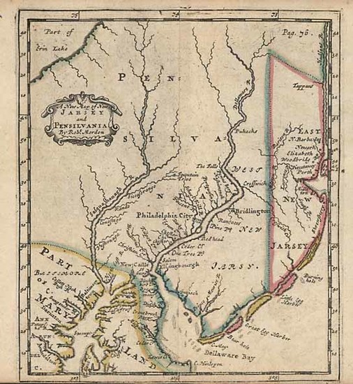 36-Mid-Atlantic Map By Robert Morden