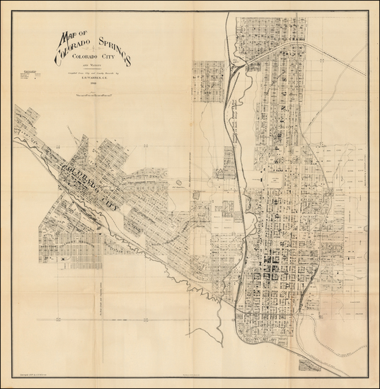 30-Colorado and Colorado Map By Edward Royal Warren