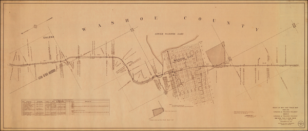 79-Nevada and California Map By Virginia & Truckee Railway