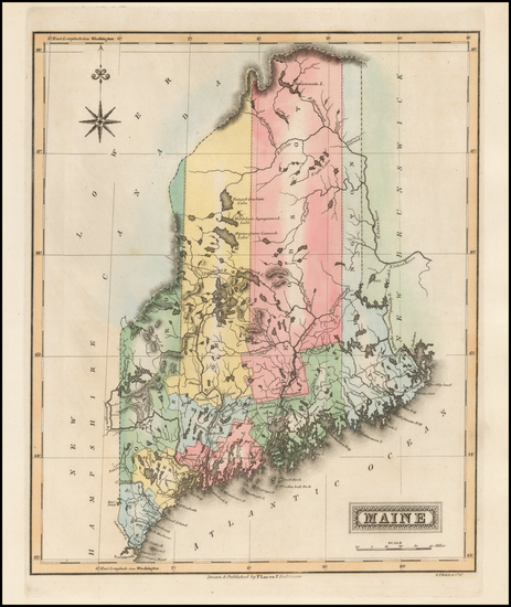 21-New England Map By Fielding Lucas Jr.