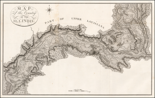 68-Midwest and Plains Map By Georges Henri Victor Collot