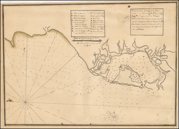 73-Caribbean and Colombia Map By Josef Lahaurie