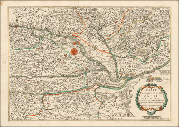 84-Austria, Hungary and Balkans Map By Nicolas Berey