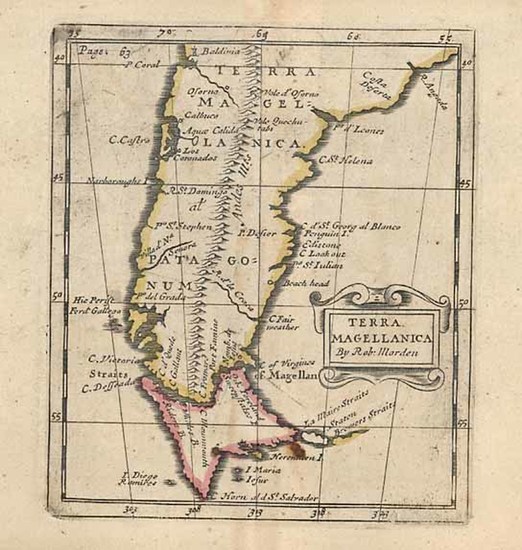 16-South America Map By Robert Morden