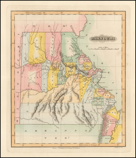 64-Missouri Map By Fielding Lucas Jr.