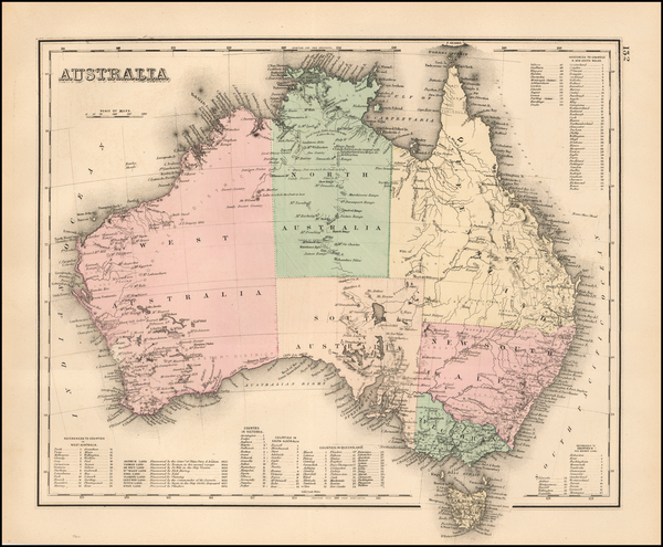 52-Australia Map By O.W. Gray