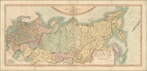 11-Russia and Russia in Asia Map By John Cary