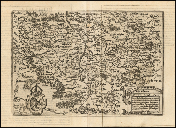 48-Czech Republic & Slovakia Map By Matthias Quad / Johann Bussemachaer