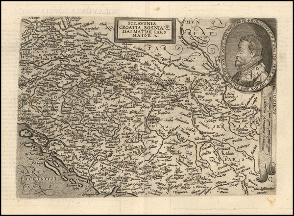 100-Balkans, Croatia & Slovenia, Bosnia & Herzegovina and Serbia & Montenegro Map By Ma