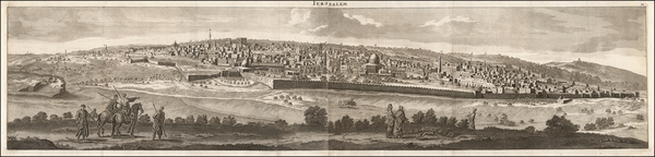 26-Jerusalem Map By Cornelis De Bruyn