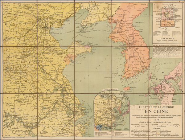 46-China and Korea Map By J. Hansen