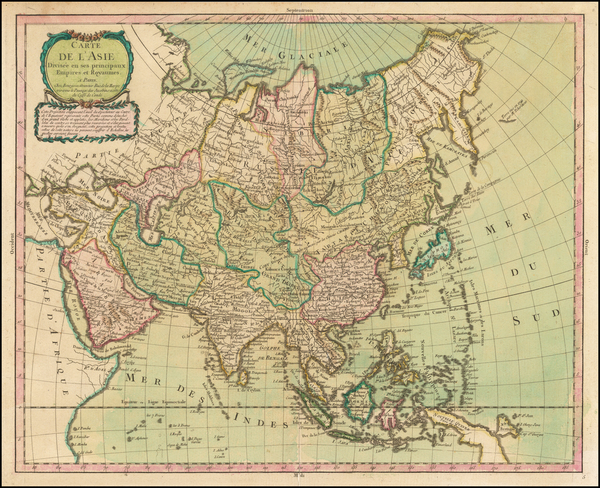 65-Asia and Asia Map By Pierre Bourgoin