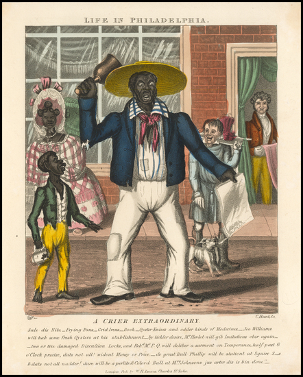 47-Pennsylvania, Portraits & People, Philadelphia and Curiosities Map By William Summer