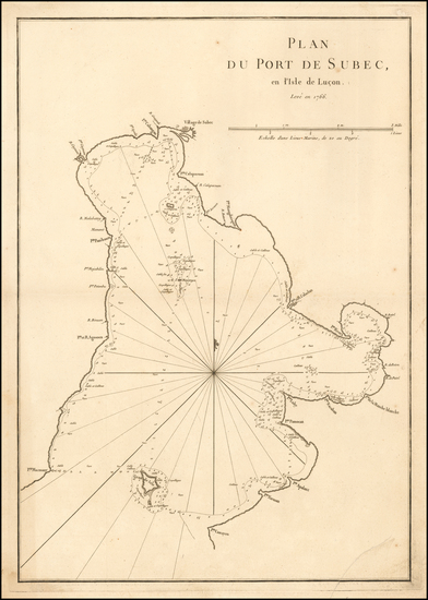 24-Philippines Map By Jean-Baptiste Nicolas Denis d'Après de Mannevillette