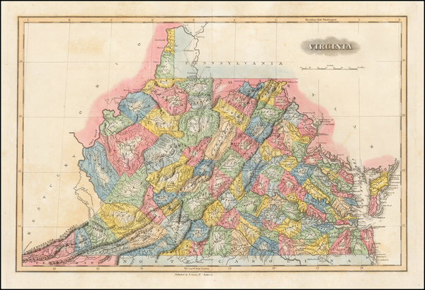 78-Southeast Map By Fielding Lucas Jr.