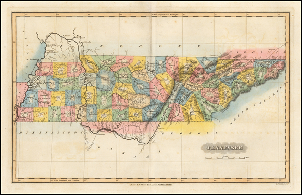 24-South Map By Fielding Lucas Jr.