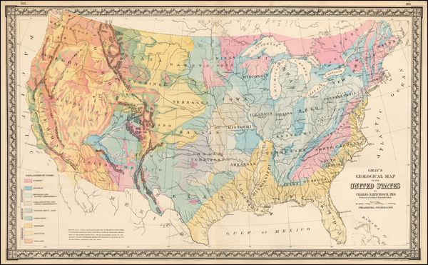 0-United States Map By O.W. Gray & Son