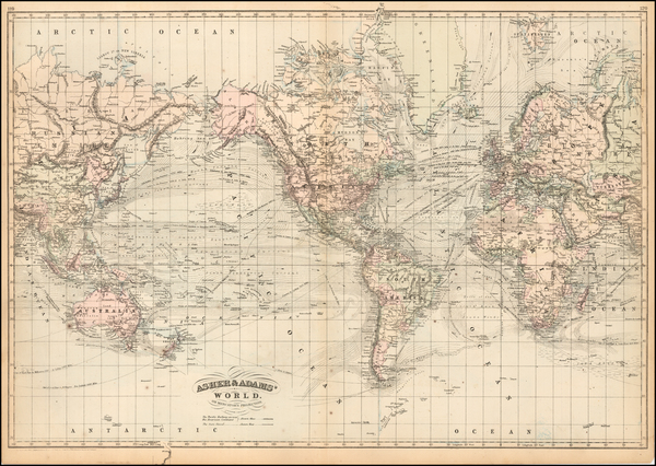 15-World Map By Asher  &  Adams