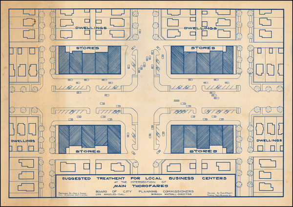 80-California and Los Angeles Map By Charles B. Bennett