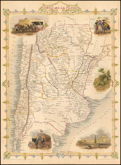 18-Argentina and Chile Map By John Tallis