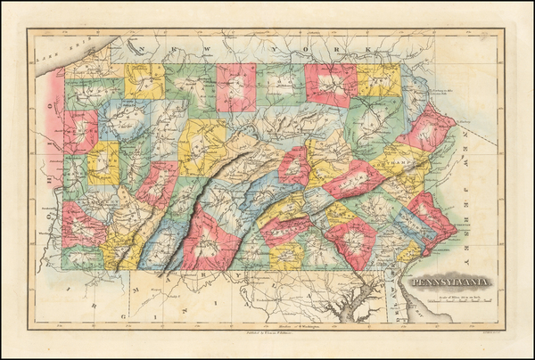 68-Pennsylvania Map By Fielding Lucas Jr.