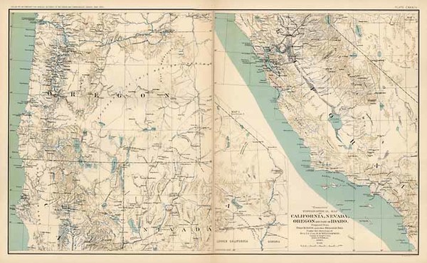 36-California Map By R.S. Williamson