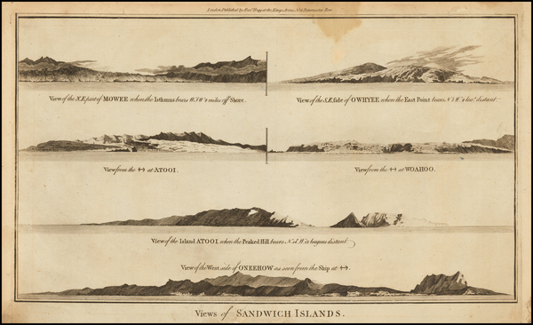 62-Hawaii and Hawaii Map By James Cook