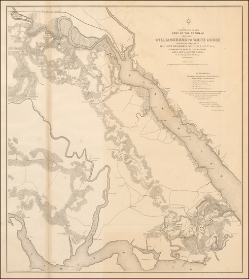 73-Virginia Map By U.S. War Department