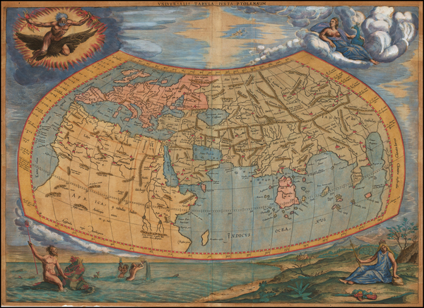 69-World Map By  Gerard Mercator