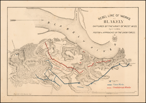 39-Alabama Map By United States Bureau of Topographical Engineers