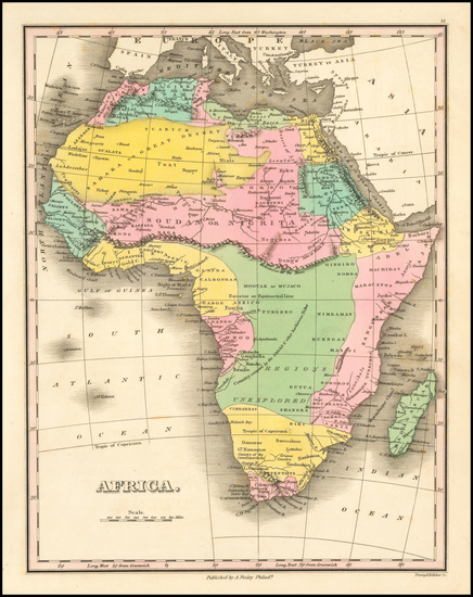 58-Africa Map By Anthony Finley