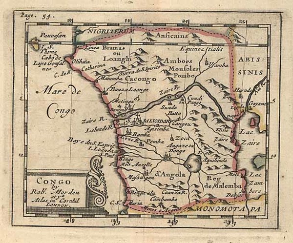 91-Africa and West Africa Map By Robert Morden