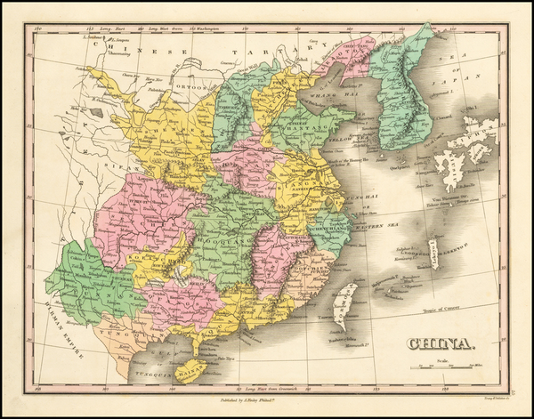 71-China and Korea Map By Anthony Finley