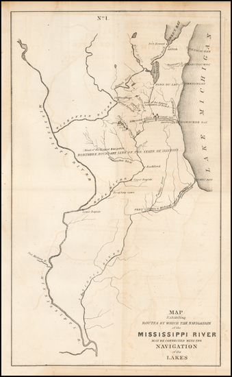 83-Illinois, Wisconsin and Iowa Map By U.S. Government