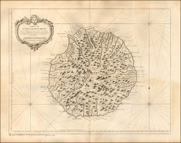 76-African Islands, including Madagascar Map By Depot de la Marine